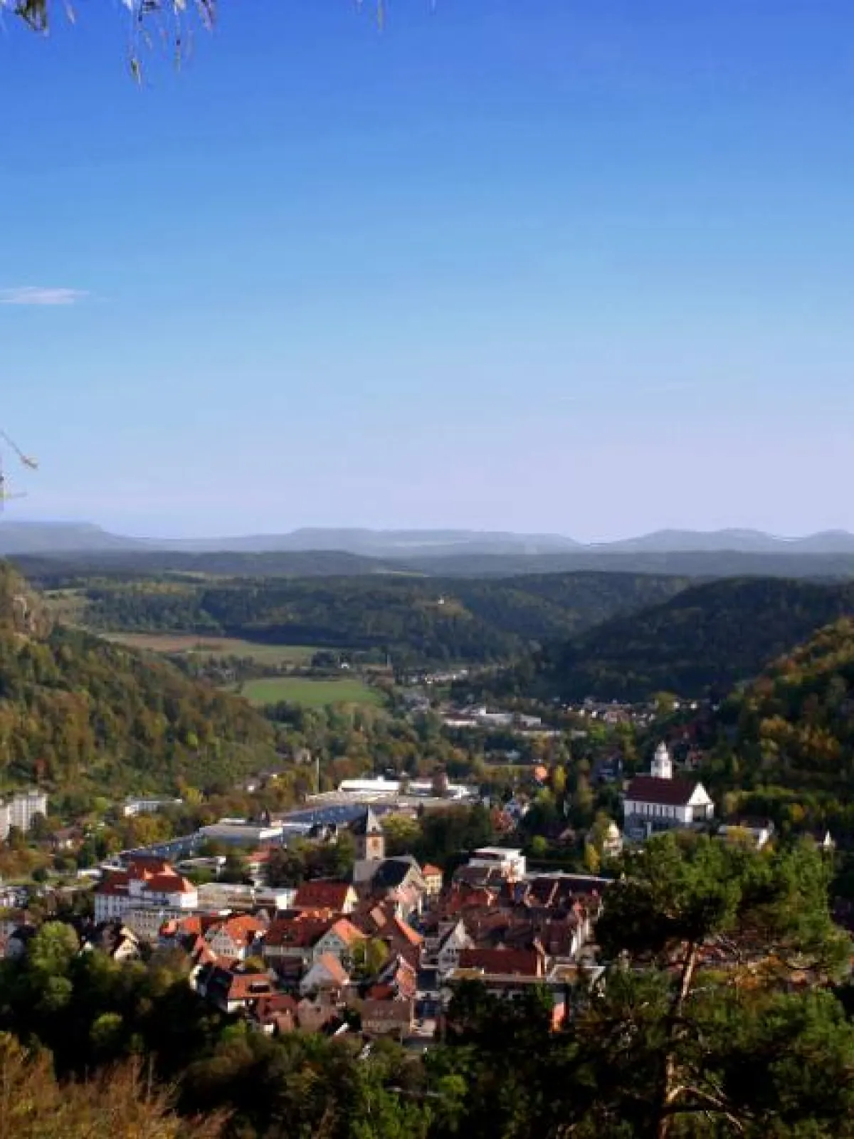 Blick über Oberndorf am Neckar